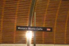 The train station at Monte Carlo