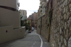 Narrow pedestrian paths in in narrow streets!