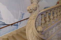 Sea-themed staircase