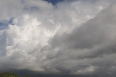 Clouds on train to Nice