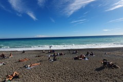 Along the Promenade des anglais, Nice