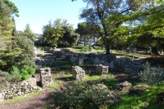 Castle ruins on Castle Hill