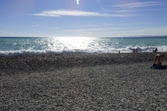 The beach along the Promenade