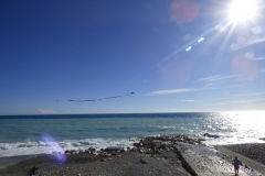 The beach along the Promenade