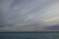 The ocean along the Promenade