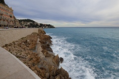The ocean along the Promenade