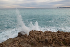 The ocean along the Promenade