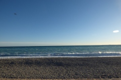 The ocean along the Promenade