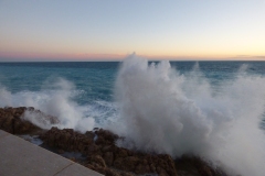 The ocean along the Promenade