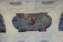 Roof painting in Le Petit Palais