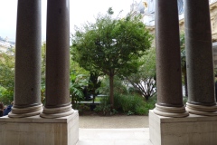 The garden in the middle of Le Petit Palais