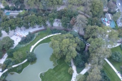 The West Gardens from above