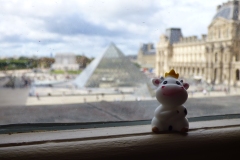 The Travelling Cow at the Louvre