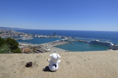 Looking out over Barcelona